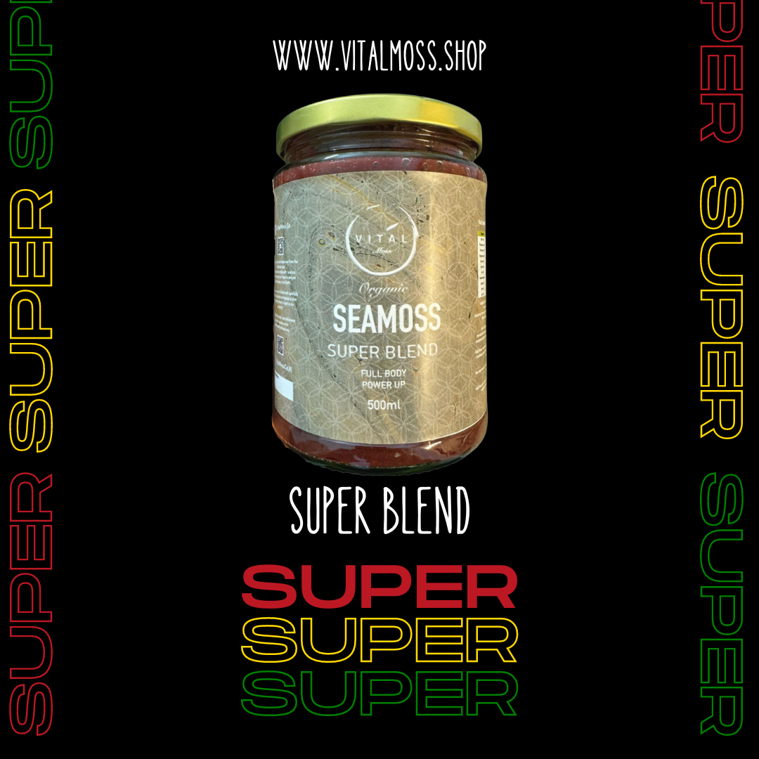 Premium Sea Moss Gel - Super blend, 370ml, Vital Moss Co Super Blend